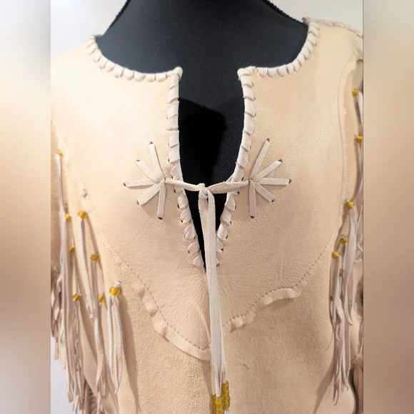 Fringed Buckskin Top - Picture 2 of 7